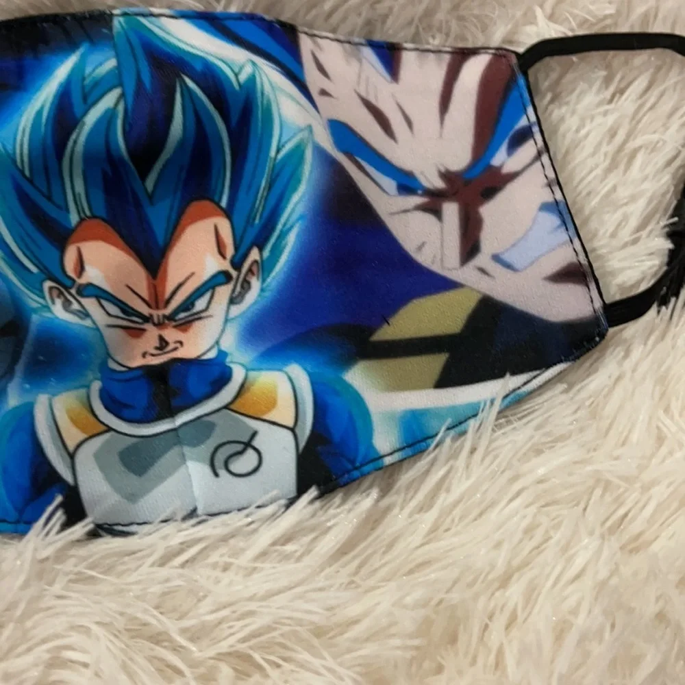 6/$20 New Anime vegeta face mask